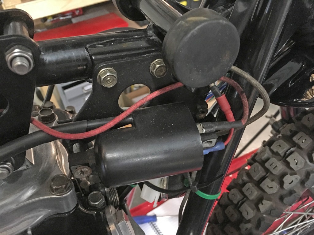 How the wiring was when the bike arrived