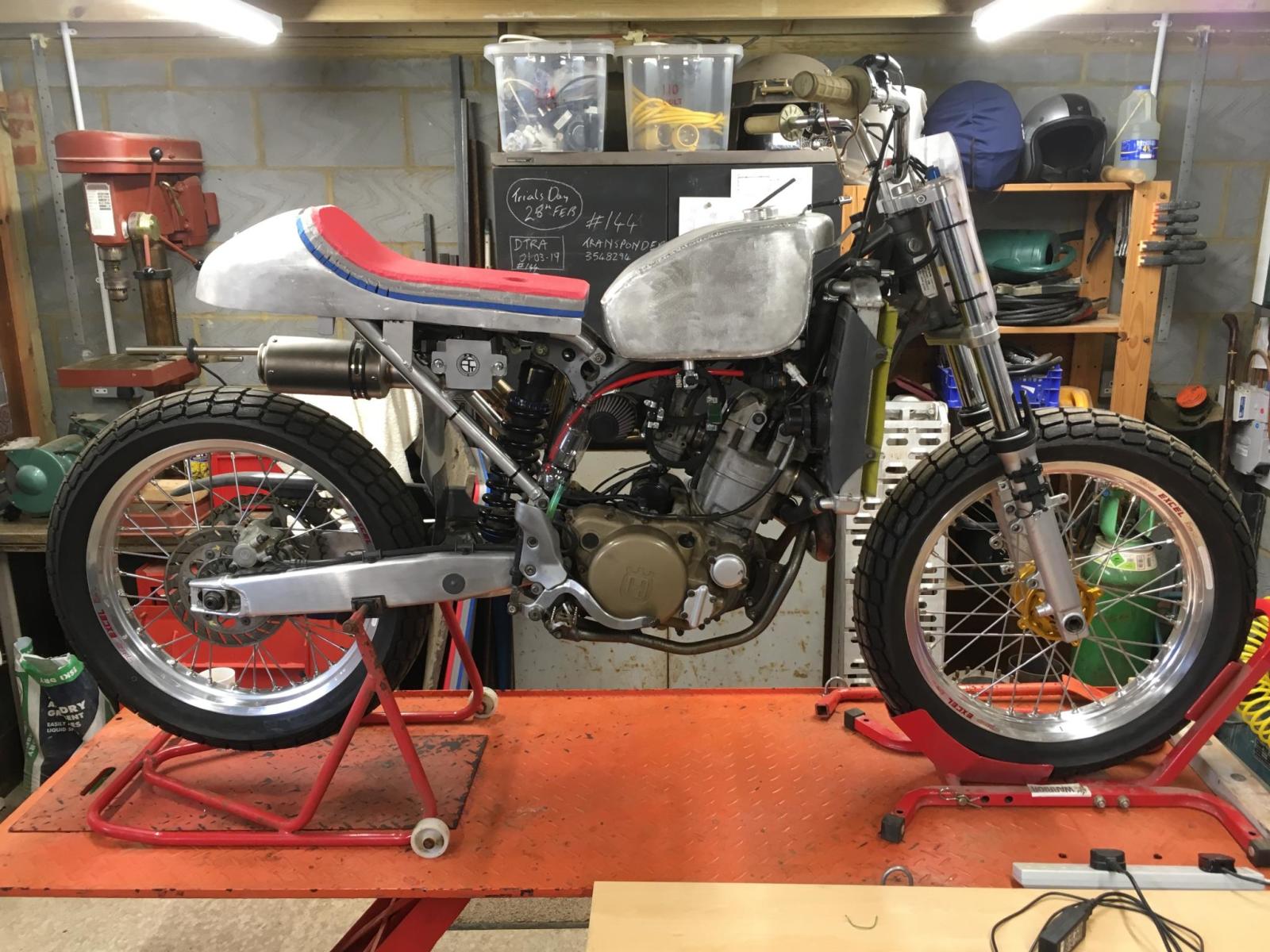 The bike will race in the 2019 UK Flat Track Championship