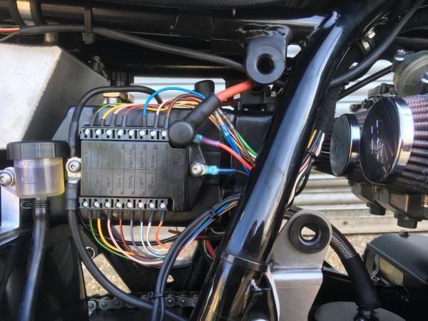 Motogadget's M Unit V2 drives most of the electrics