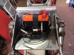 Light lithium battery in the tail unit